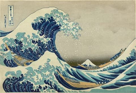 The Great Wave off Kanagawa by Katsushika Hokusai